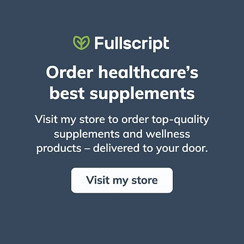 Fullscript supplement store promotional image